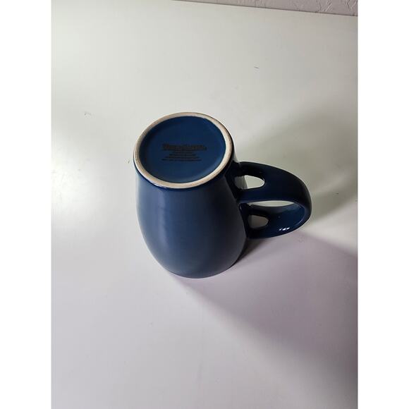 WORLD MARKET Dark Country Blue Medium Sized Coffee Mug No Spoon - Picture 5 of 8